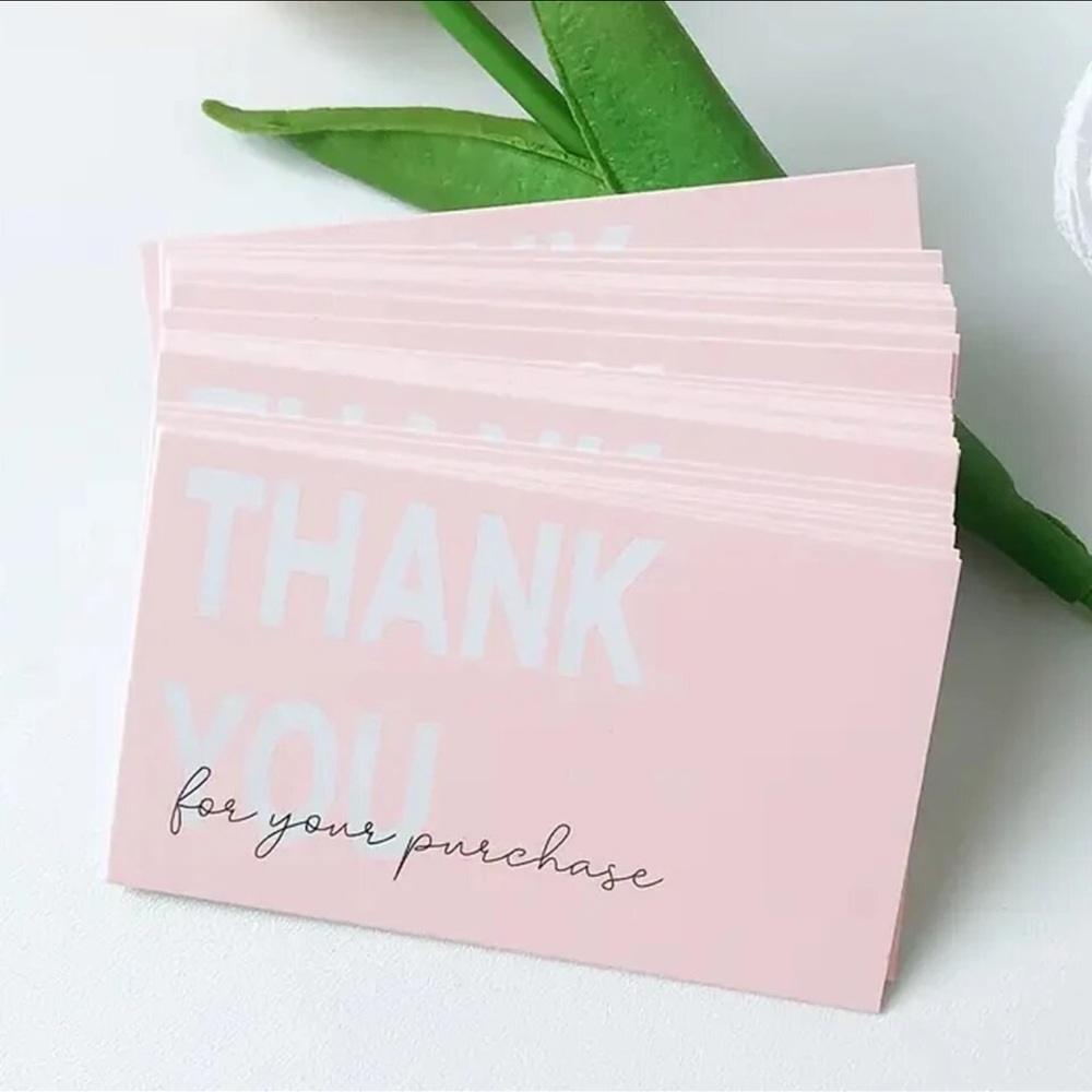 (50) Thank You For Your Purchase Cards